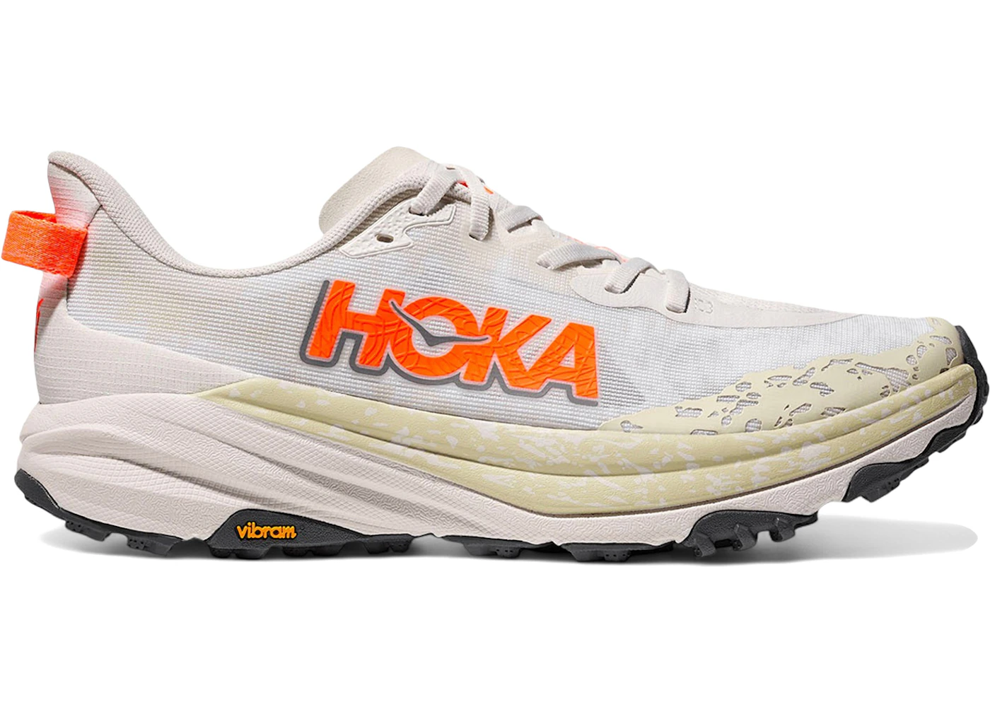 Hoka One One Speedgoat 6 White Neon Tangerine