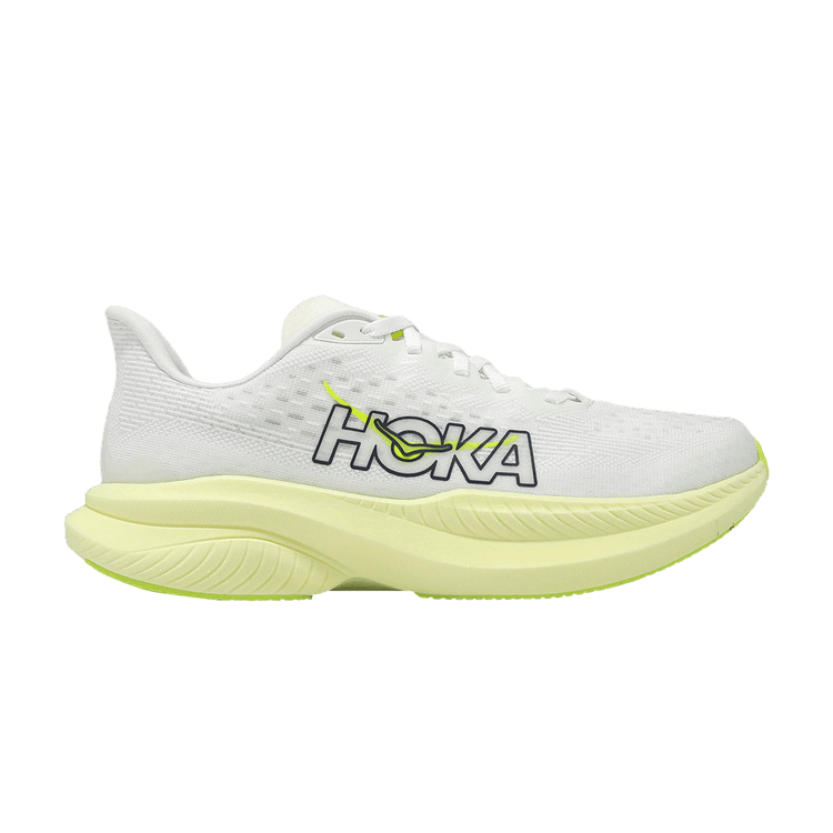 HOKA Wmns Mach 6 'White Neon Citrus'