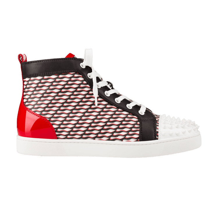 Christian Louboutin Louis Flat Calf Spikes 'Version Black'