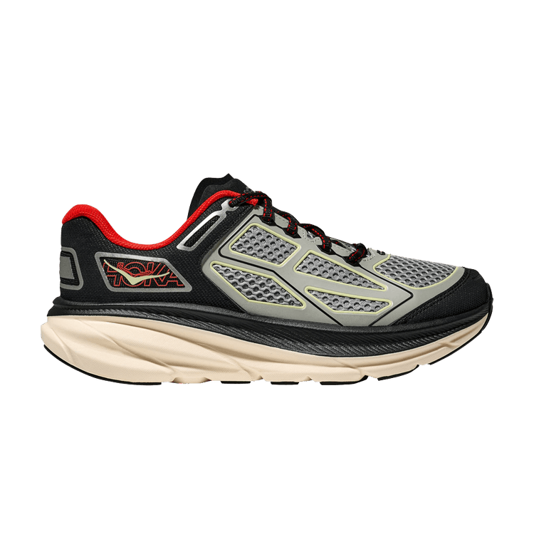 HOKA Clifton One9 'Grey Black Habanero'