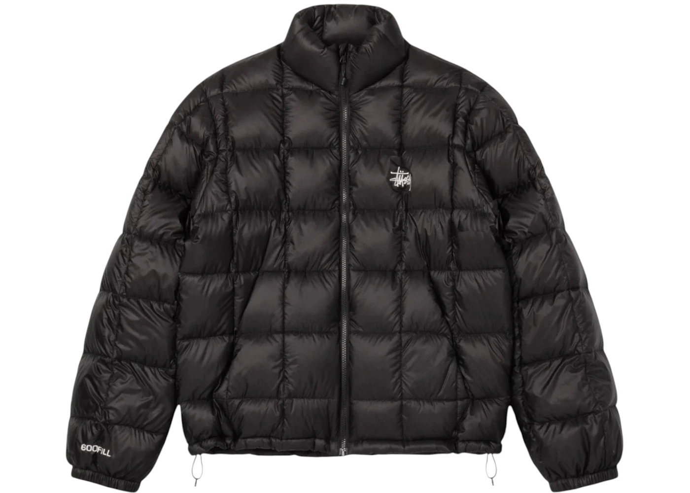 Stussy Midweight Puffer Jacket Black Classic Fit
