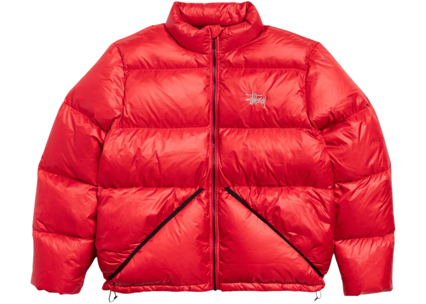 Stussy Micro Ripstop Down Jacket Red
