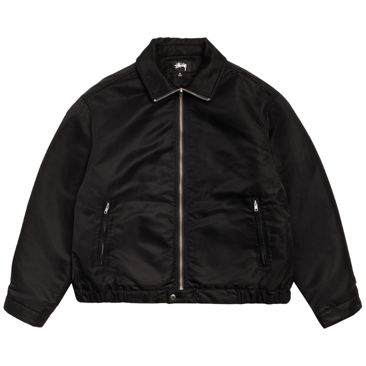 Stussy Pile Lined Zip Jacket 'Black'