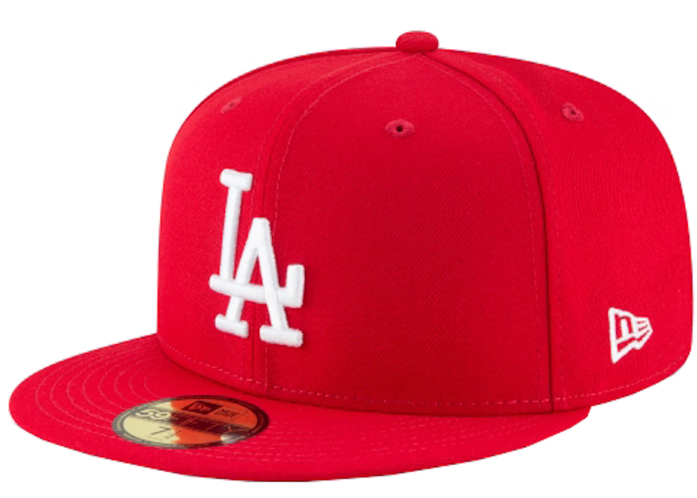 New Era Los Angeles Dodgers Basic 59Fifty Fitted Hat Scarlet Red