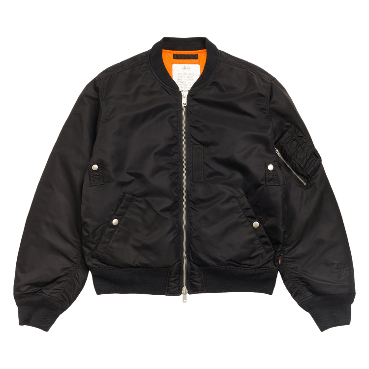 Stussy Ma-1 Bomber Jacket 'Black'