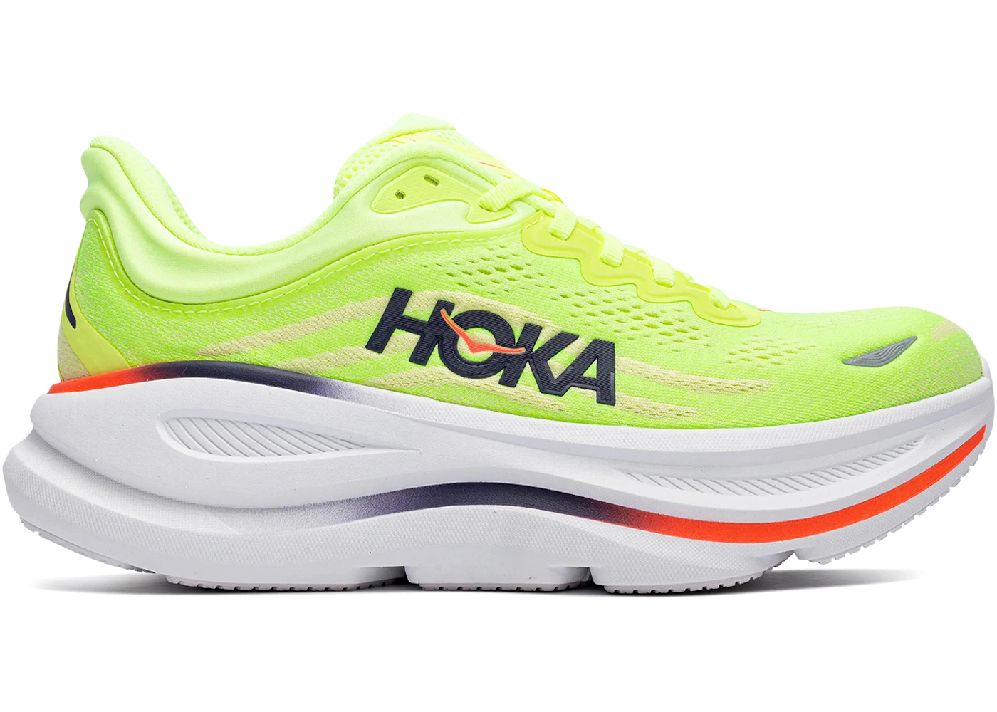 Hoka One One Bondi 9 Neon Yuzu Sunlight