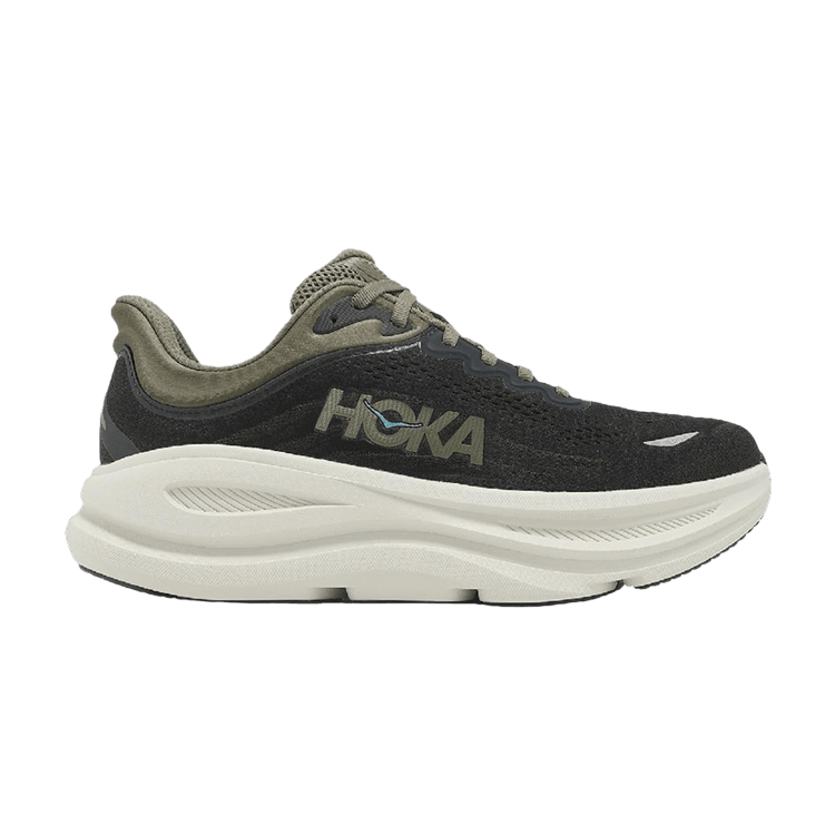 HOKA Bondi 9 2e Wide 'Black Green'