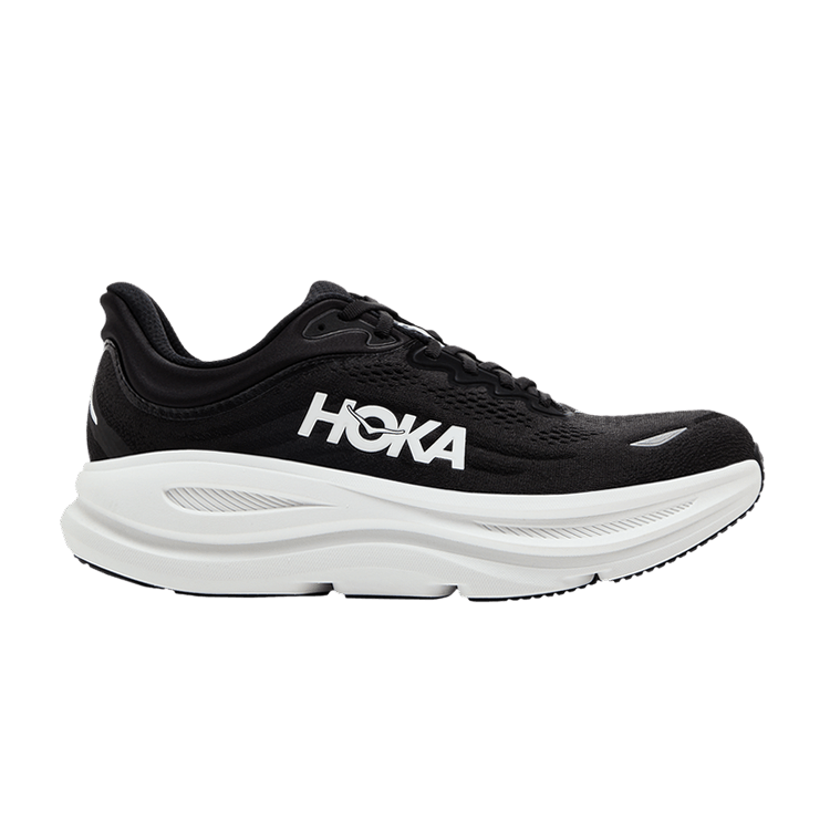 HOKA Bondi 9 2E Wide 'Black White'