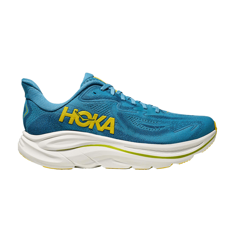 HOKA Clifton 10 2E Wide 'Alpine Blue Fog Night'
