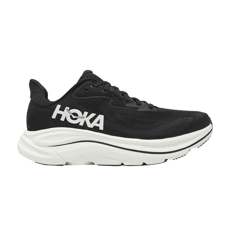 HOKA Wmns Clifton 10 Wide 'Black White'