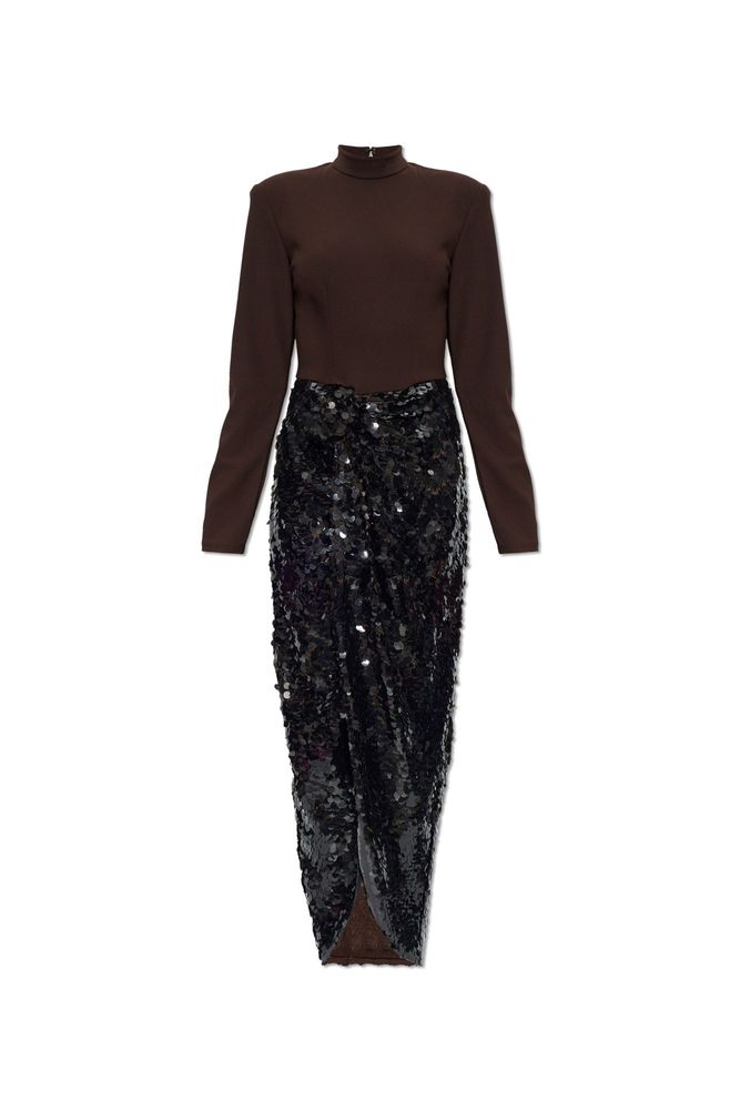 ROTATE Sequin Midi Dress