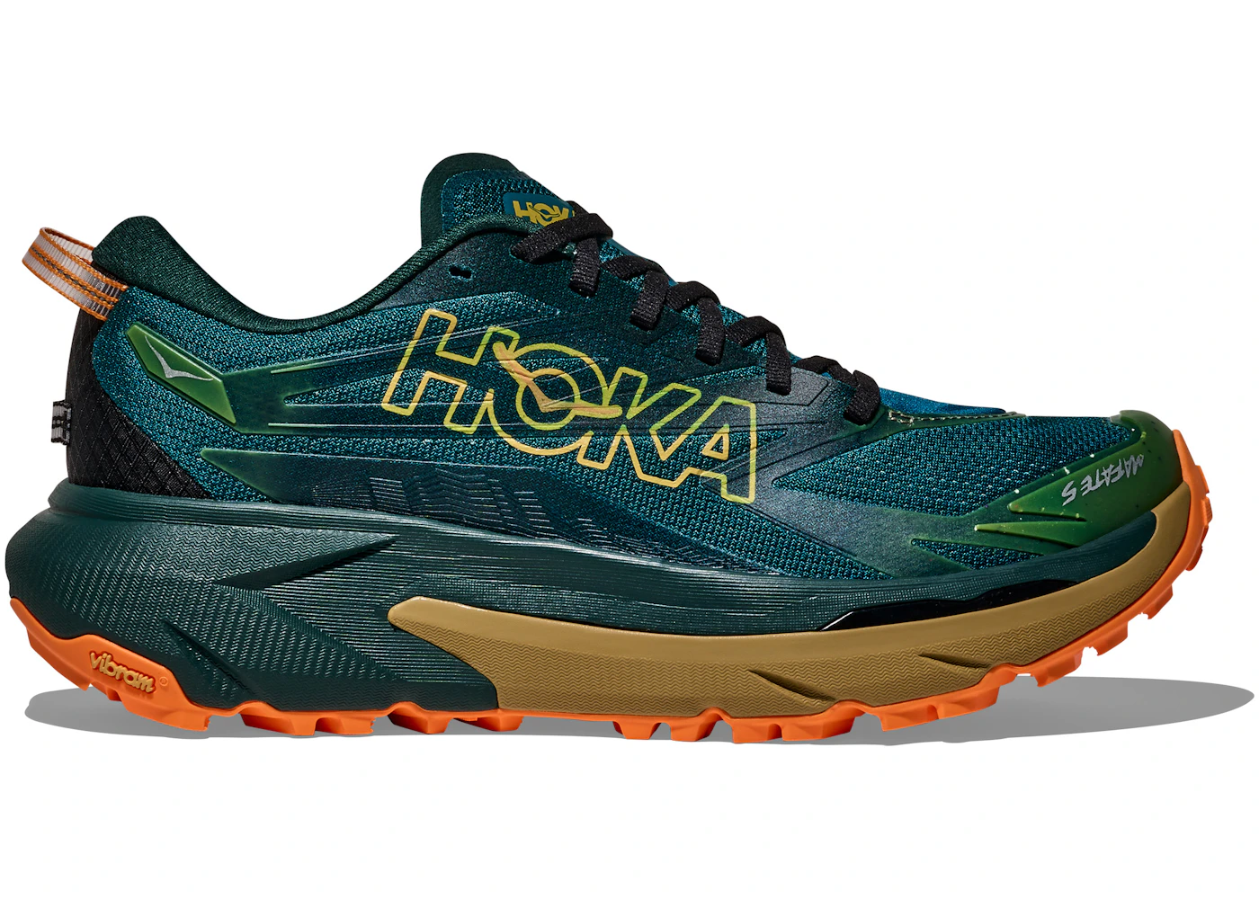 Hoka One One Mafate 5 Tidal Wave Mustard Seed
