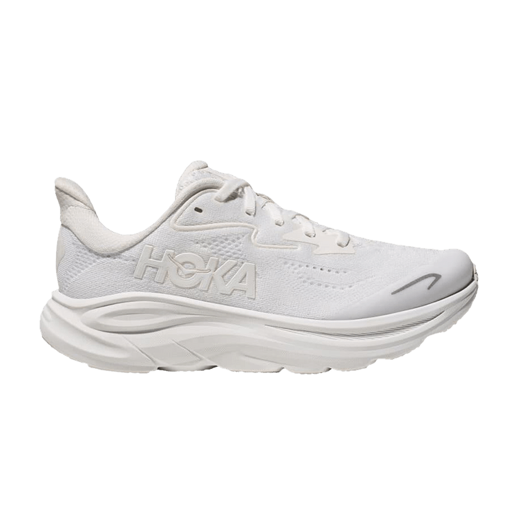 HOKA Clifton 10 Big Kids 'Triple White'