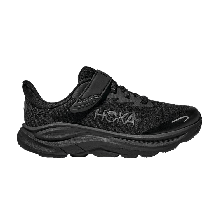 HOKA Clifton 10 Little Kids 'Triple Black'