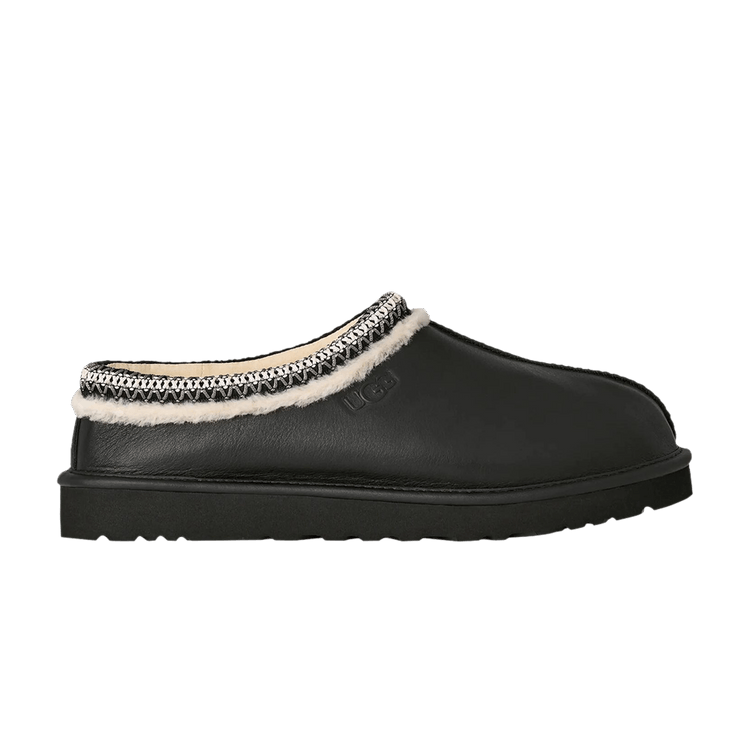 UGG Tasman Leather Slipper 'Black'