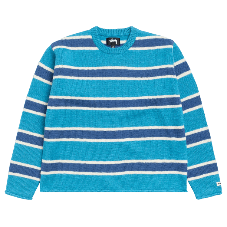 Stussy Striped Wool Sweater 'Blue'