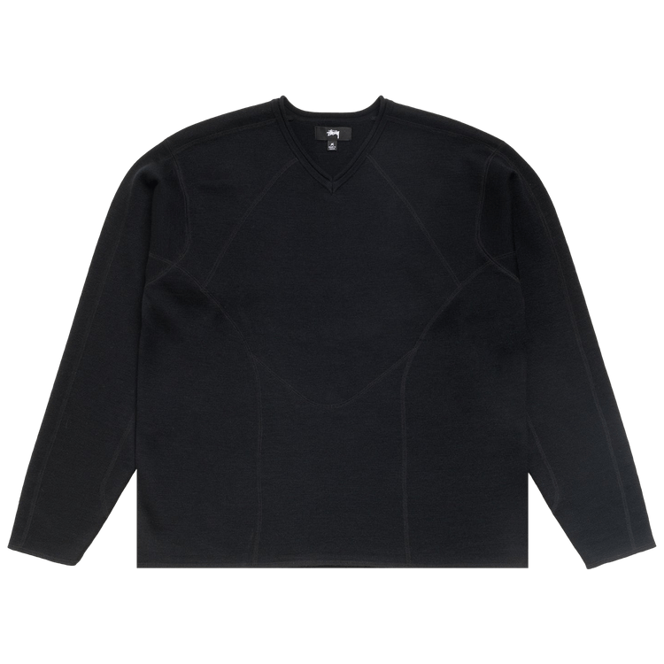 Stussy Wave Knit Sweater 'Black'