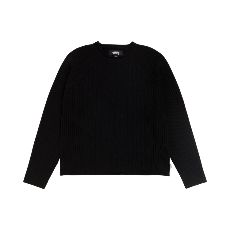 Stussy Merino Roll Neck Sweater 'Black'