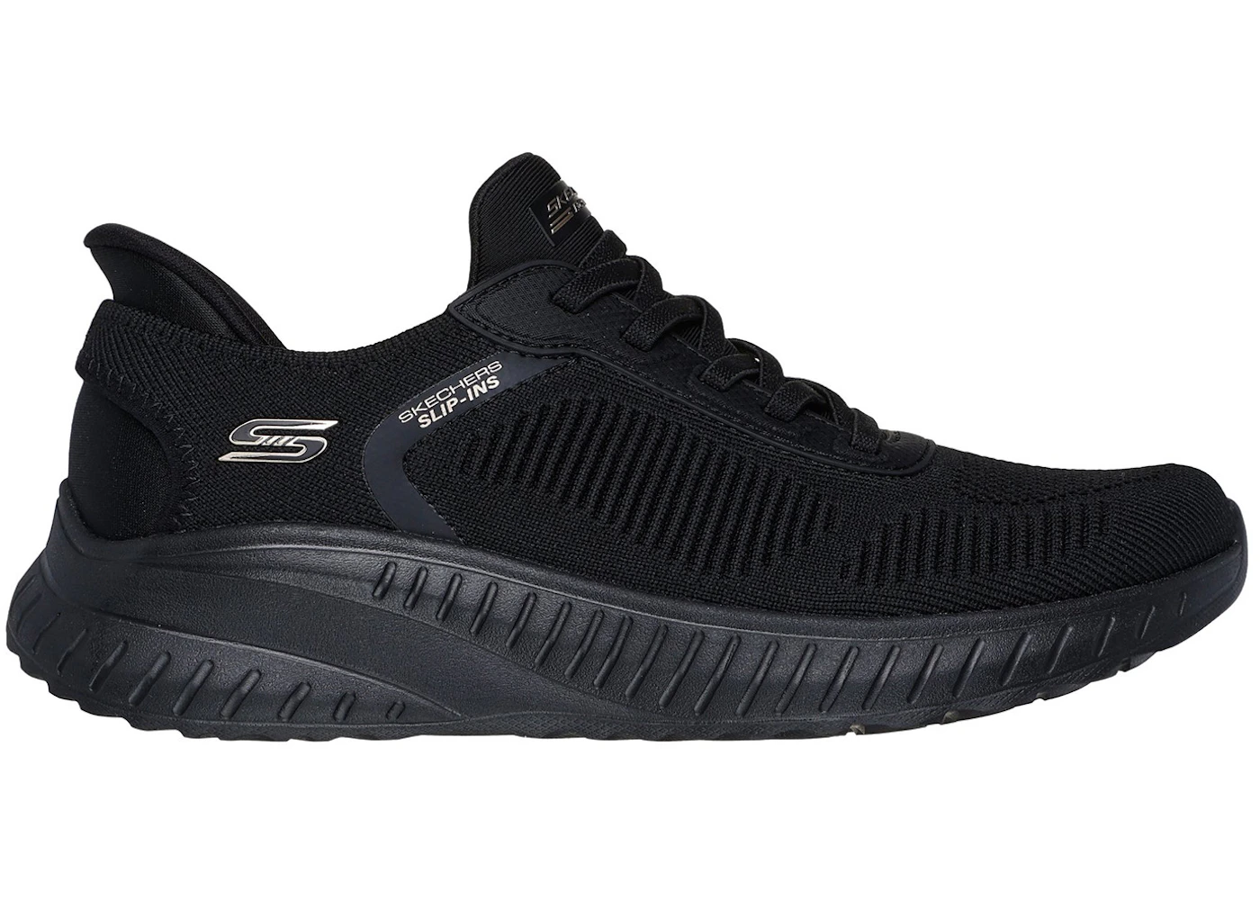 Skechers Slip-ins BOBS Sport Squad Chaos Black (Women's)