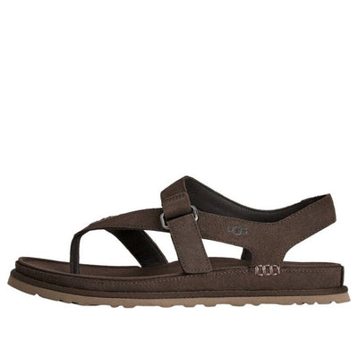 (WMNS) UGG GoldenGaze Toe Post Sandals 'Dense Smoke'