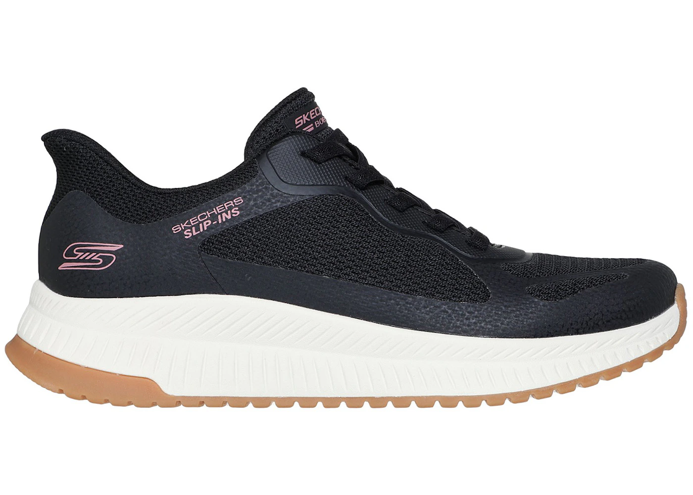 Skechers Slip-ins BOBS Squad 4 Staple Look Black White Gum (Women's)