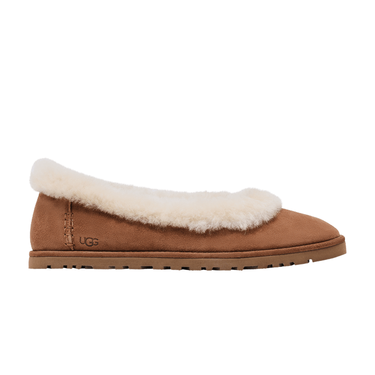 UGG Wmns Zora Ballet Flat 'Chestnut'
