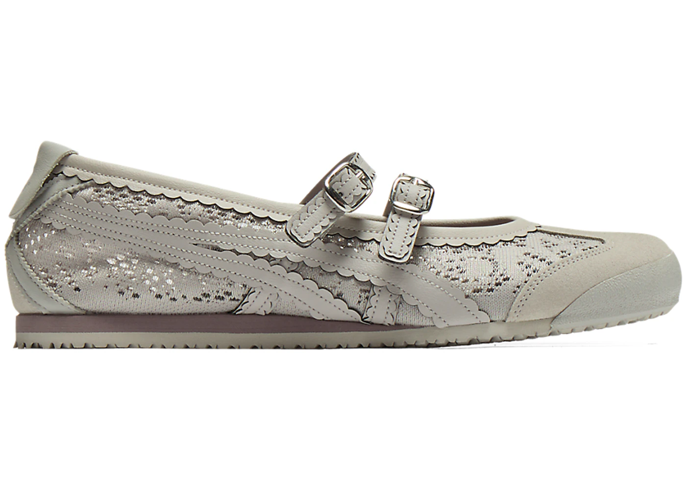Onitsuka Tiger Mexico 66 TGRS Jacquard Mesh Oyster Grey (Women's)