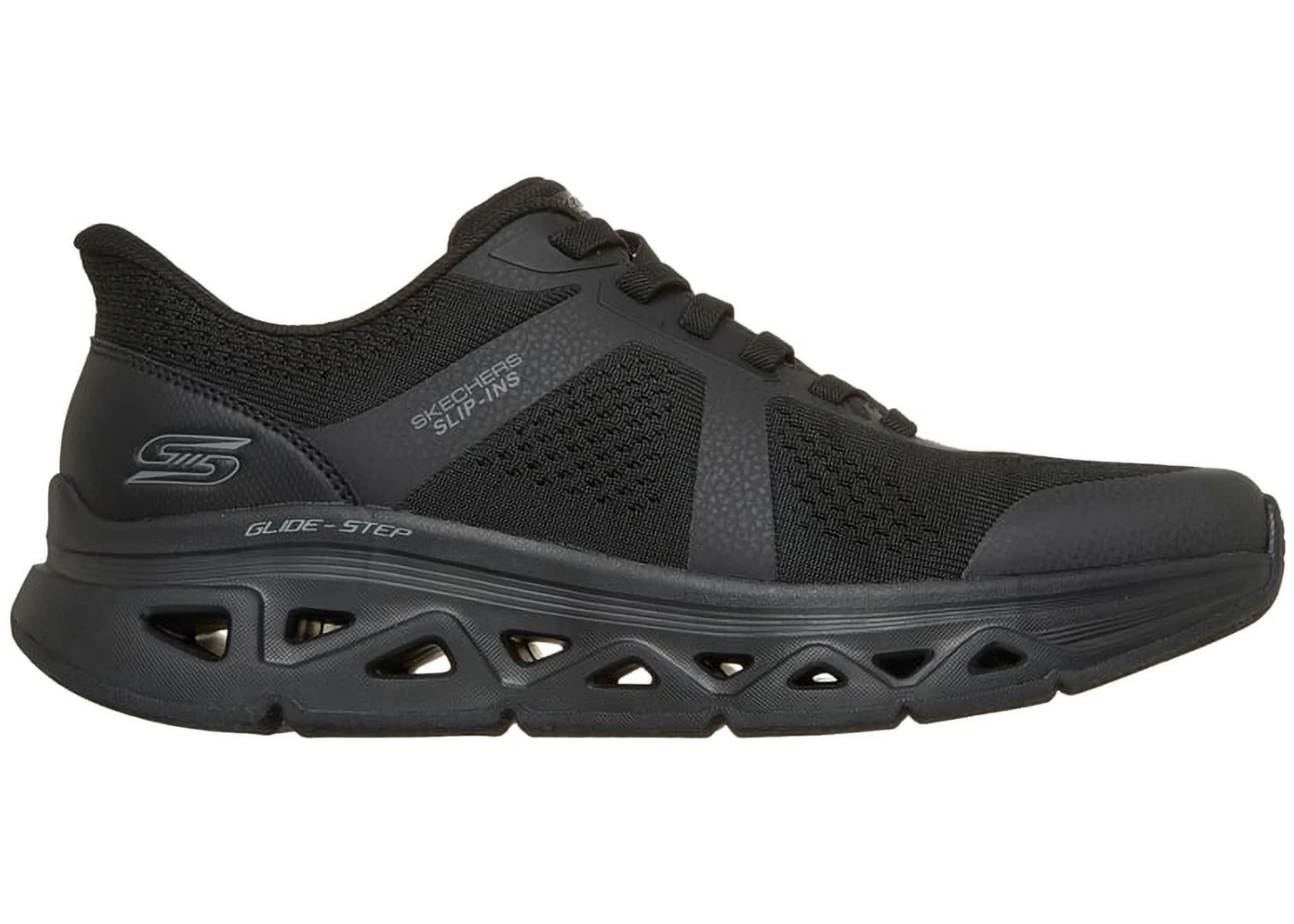 Skechers Slip-ins BOBS Sport Arc Waves Remix Feel Grounded Black