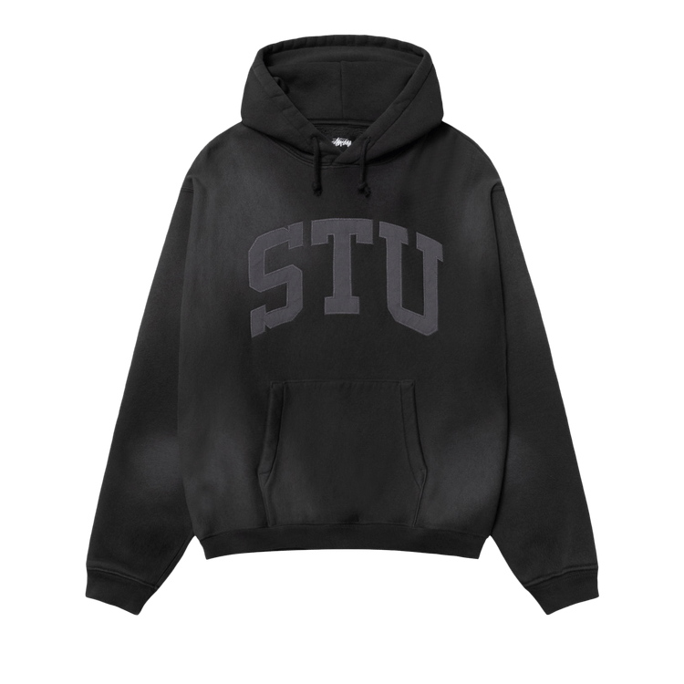 Stussy Stu Appliqué Hoodie 'Black'