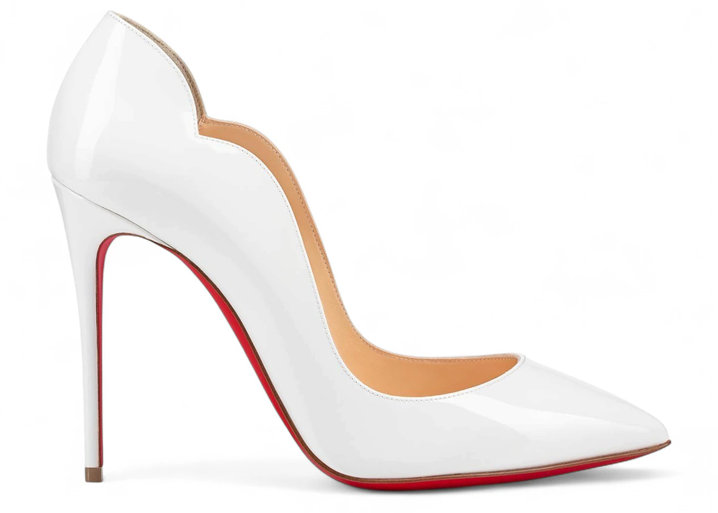 Christian Louboutin Hot Chick 100mm Décolleté Pump White