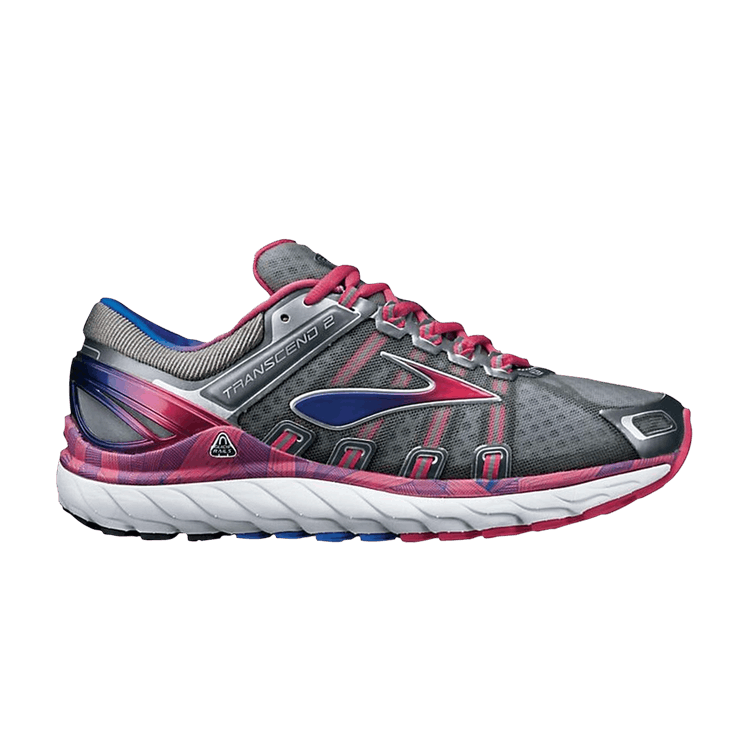 Brooks Wmns Transcend 2 'Metallic Charcoal Raspberry'