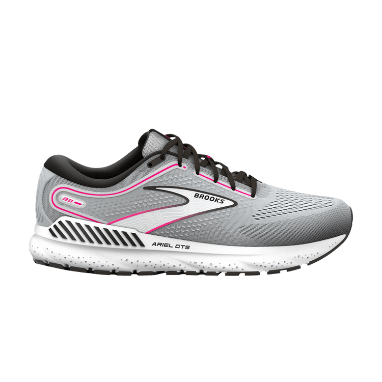 Brooks Wmns Ariel GTS 23 'Grey Pink'