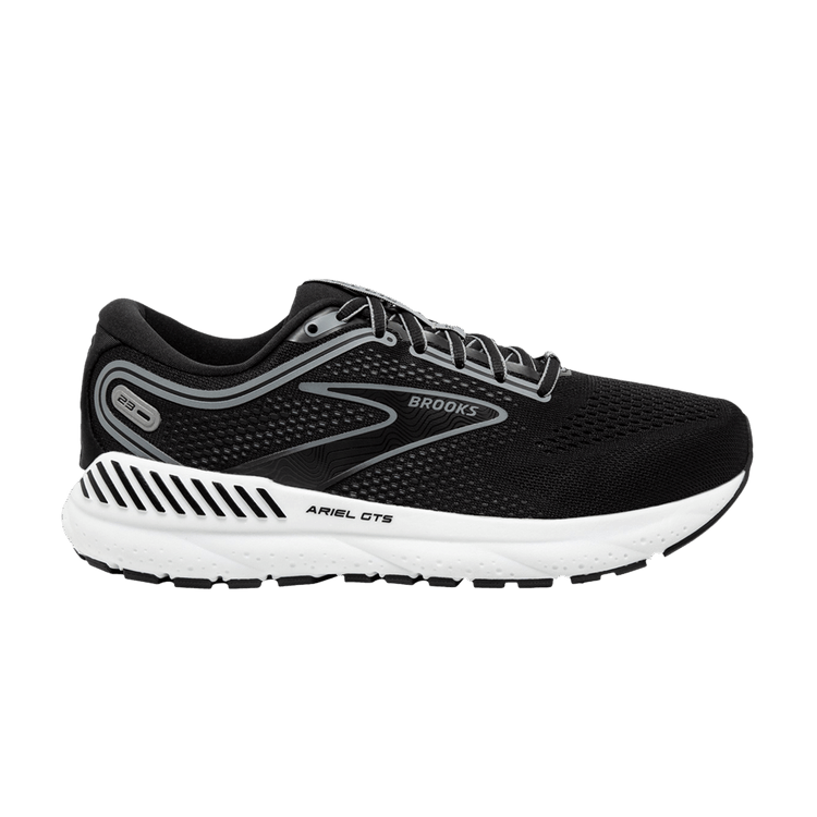 Brooks Wmns Ariel GTS 23 Wide 'Black Grey'
