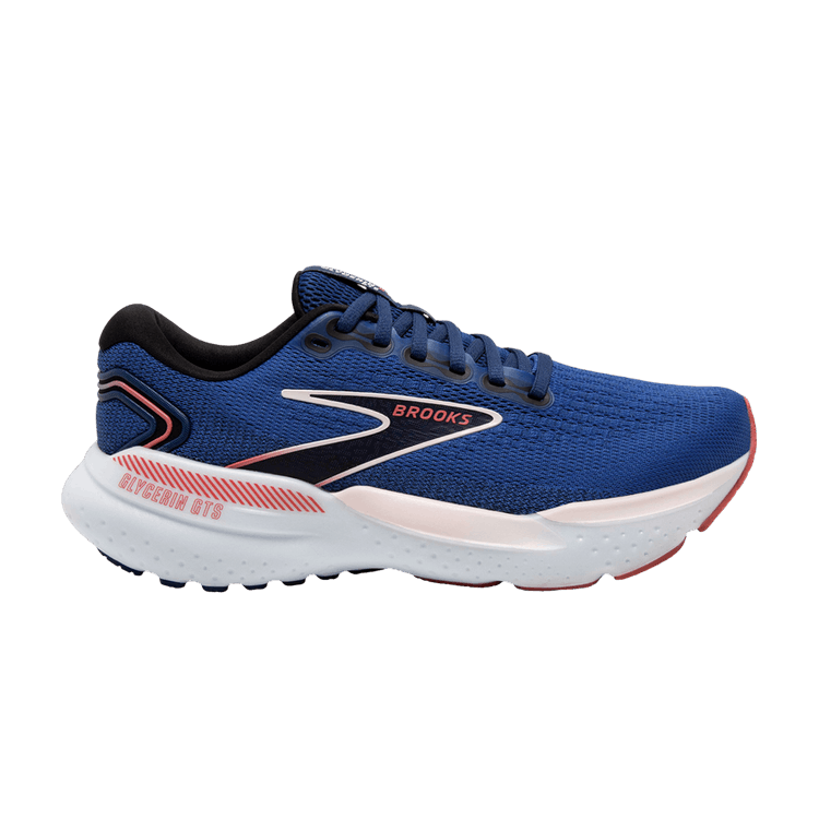 Brooks Wmns Glycerin GTS 21 Wide 'Blue Icy Pink'