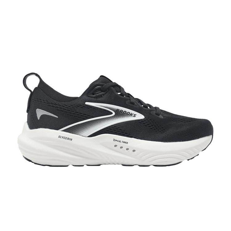 Brooks Wmns Glycerin 22 D Wide 'Black Grey White'