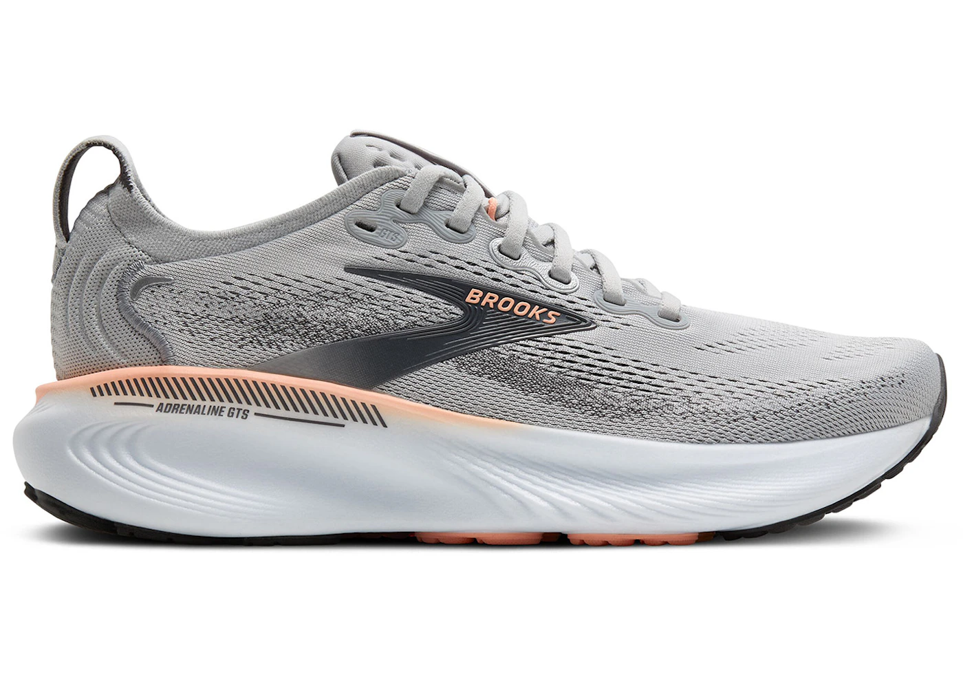 Brooks Adrenaline GTS 25 Grey Blackened Pearl Coral (Women's)