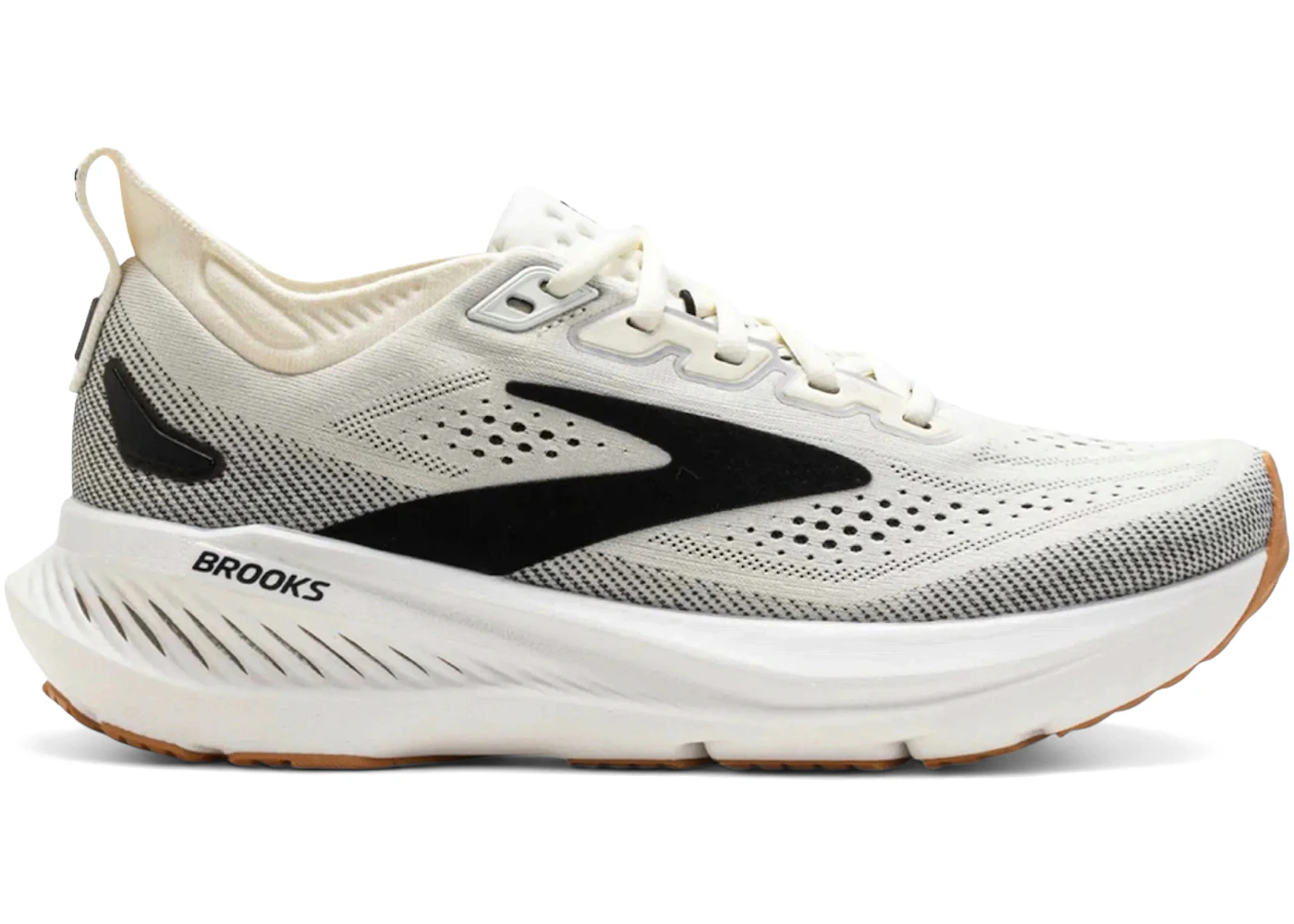 Brooks Glycerin 23 White Black Biscuit (Women's)