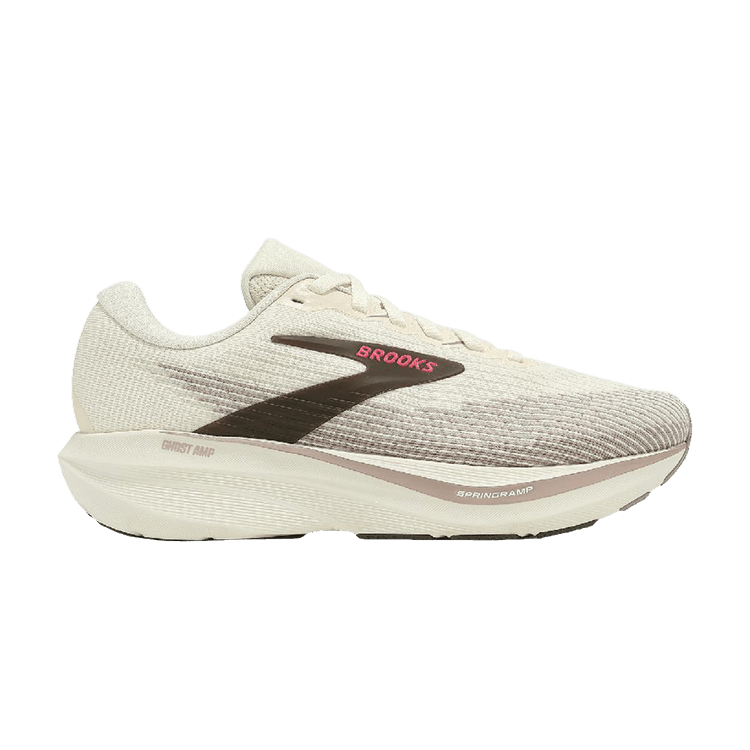 Brooks Wmns Ghost AMP D Wide 'Arctic Wolf Dove Pink'