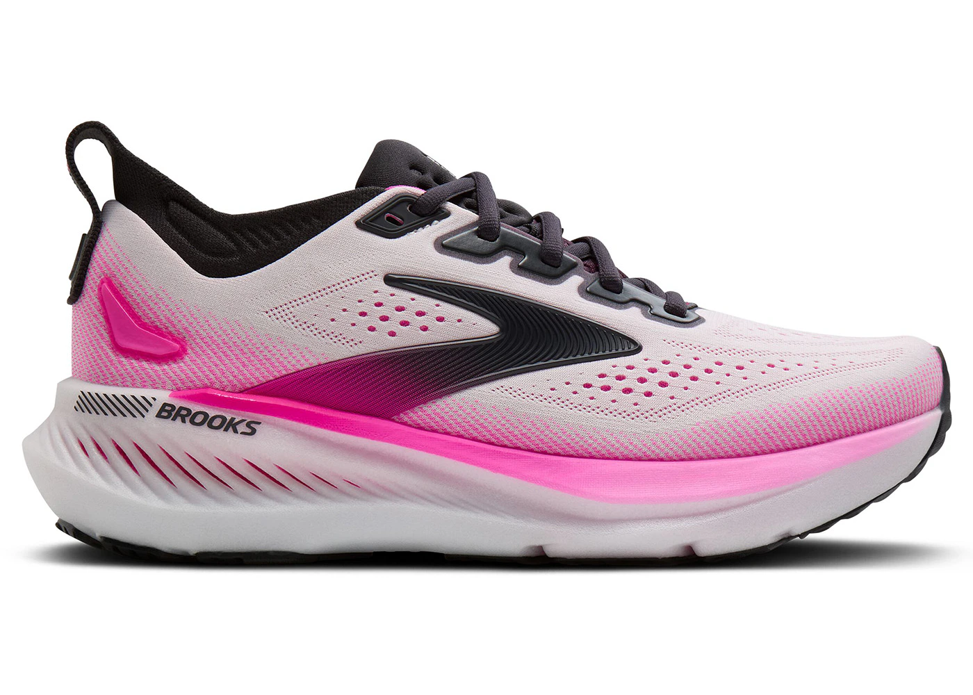 Brooks Glycerin GTS 23 White Phantom Cyber Pink (Women's)