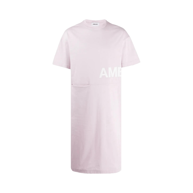 Ambush Knitted Dress Pocket T-Shirt Dress 'Pink'