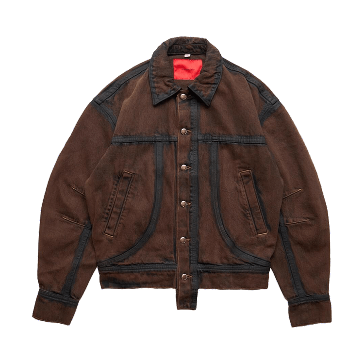 Eckhaus Latta Outline El Redux Denim Jacket 'Brown'