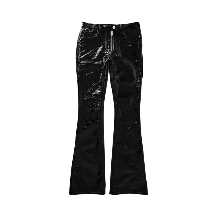 Courrèges Vinyl Zipped Pants 'Black'