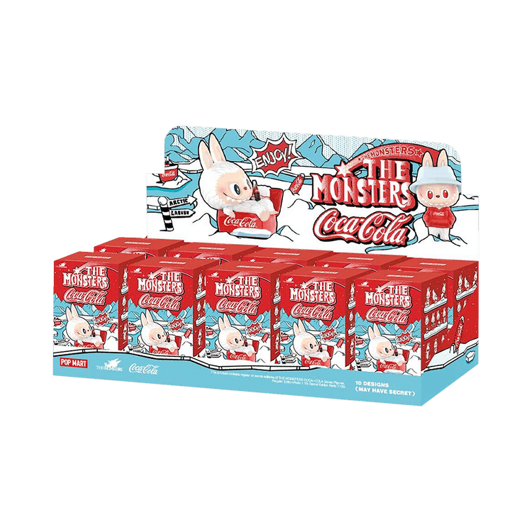 Pop Mart Labubu THE MONSTERS COCA COLA Series Sealed Whole Set 'Mystery' (10 Blind Boxes)