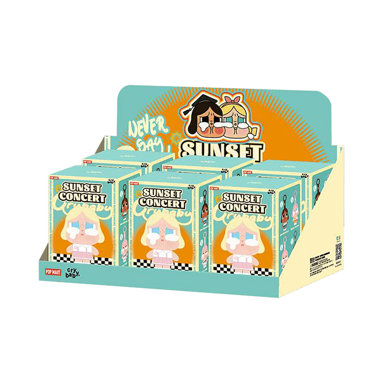 Pop Mart CRYBABY Sunset Concert Series Sealed Whole Set 'Mystery' (6 Blind Boxes)