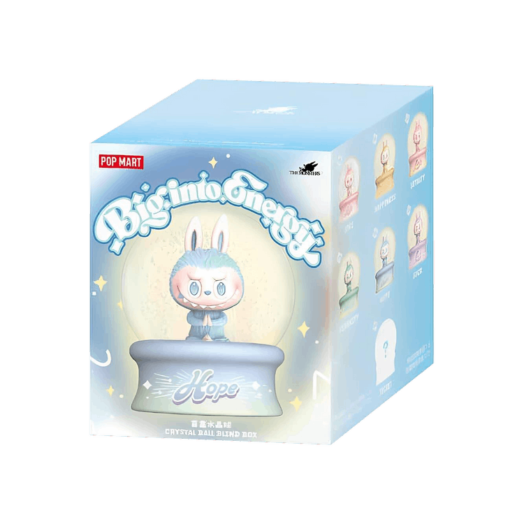 Pop Mart Labubu THE MONSTERS Big into Energy Series Crystal Ball Single Blind Box 'Mystery'