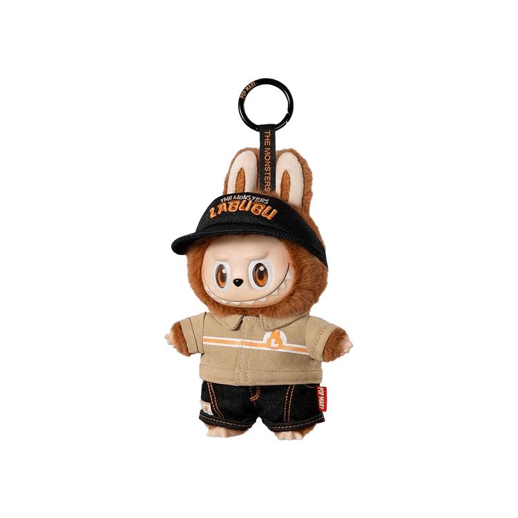 Pop Mart Labubu THE MONSTERS Wacky Mart Series Vinyl Plush Hanging Card 'Brown'