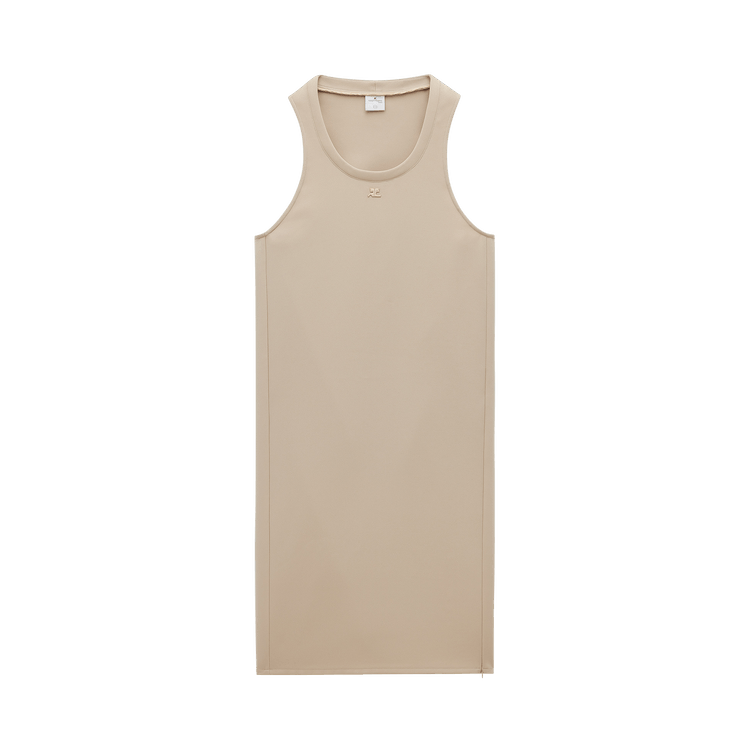 Courrèges Holistic Twill Long Dress 'Sand'