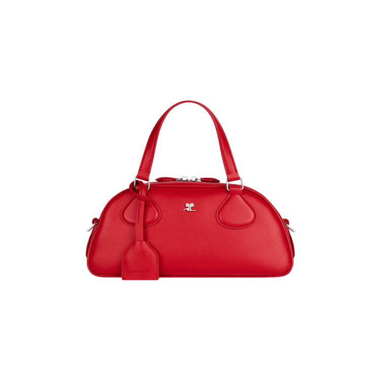 Courrèges Friday Bowling Baguette Bag 'Ruby'