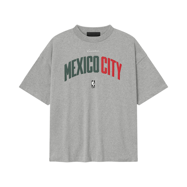 Fear of God Essentials Mexico City 90s Tee 'Concrete Heather'
