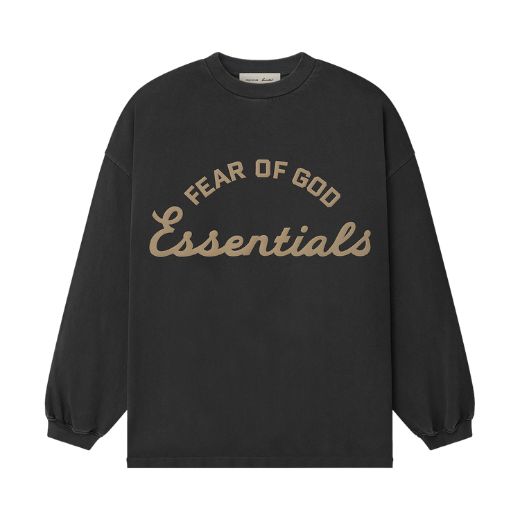 Fear of God Essentials 90's Long-Sleeve Tee 'Faded Iron Grey'